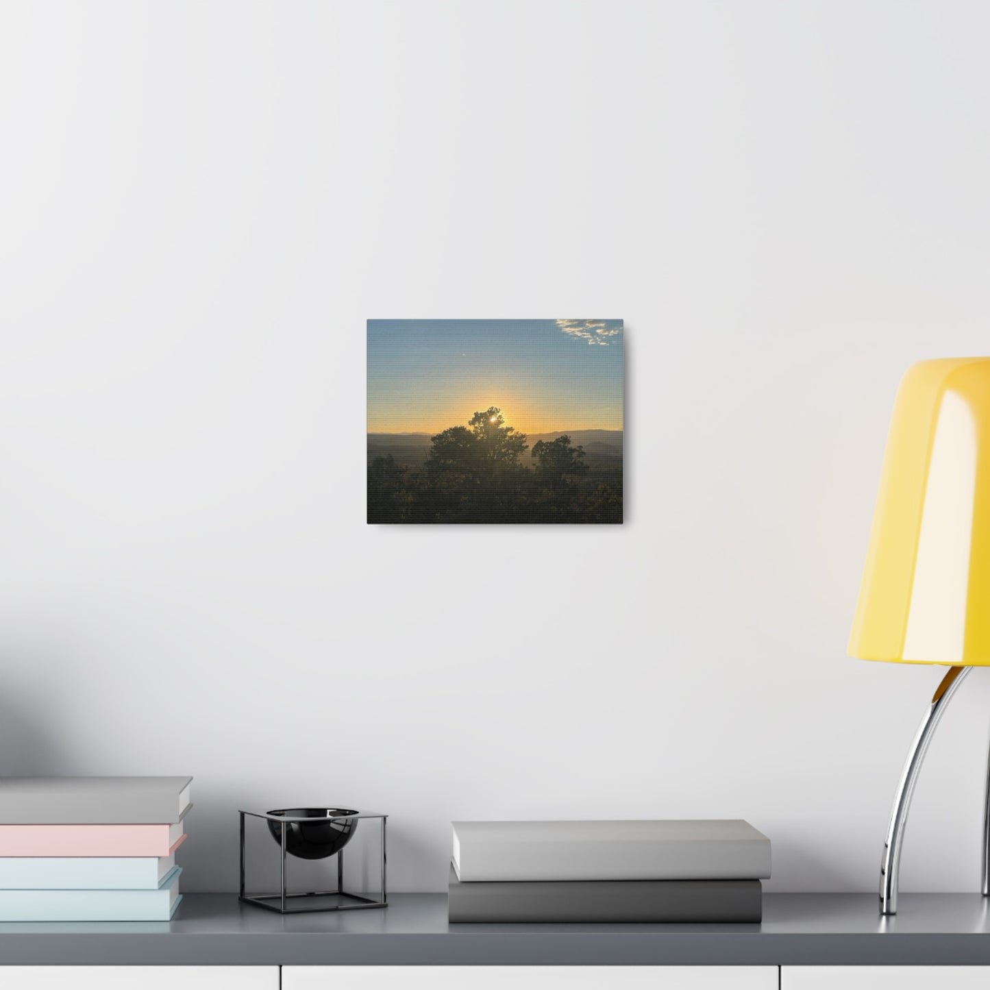 Canvas Gallery Wrap - Beautiful Sunset in Tree of Zion Wall Art - Graleske