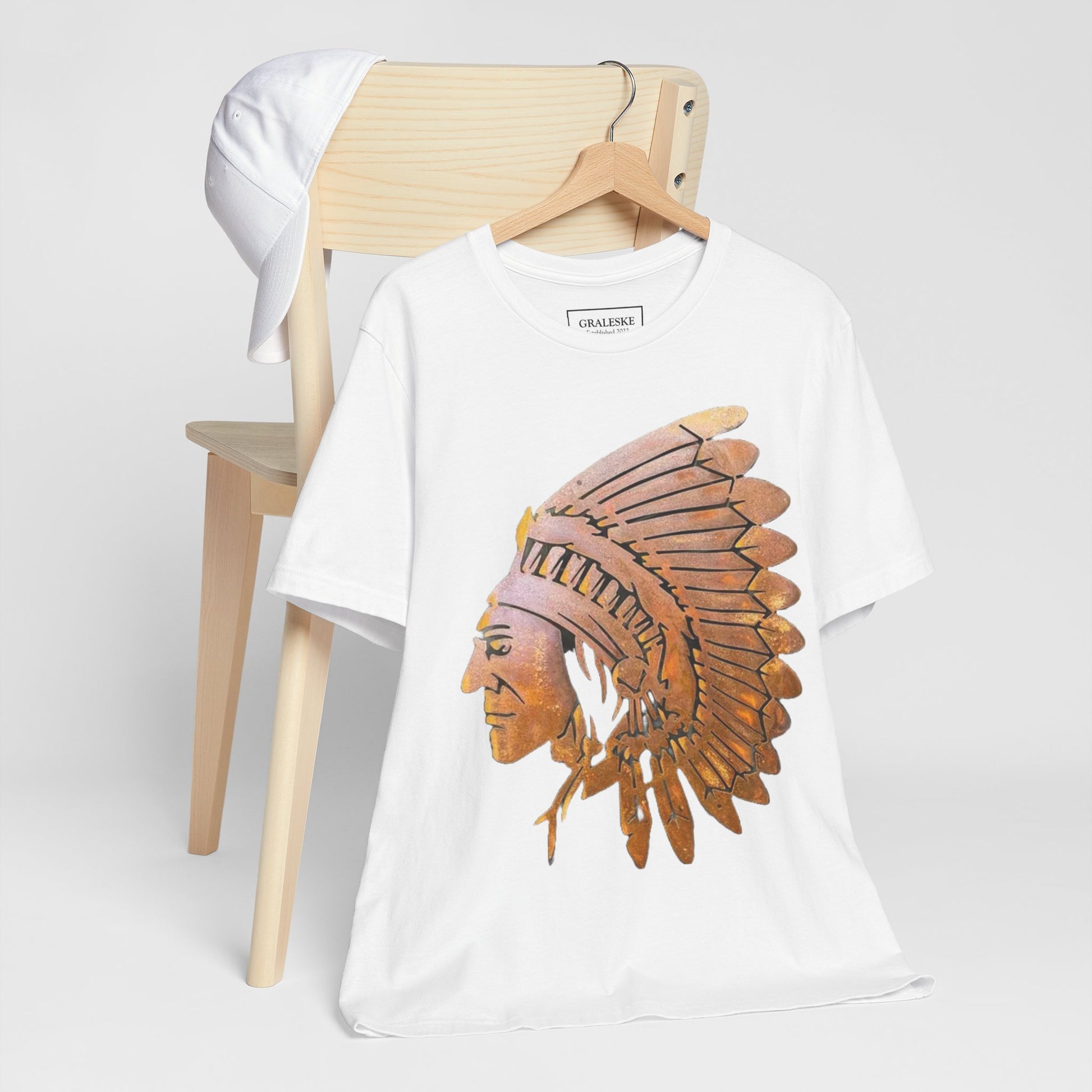 Geronimo headdress Unisex Tee - Graleske