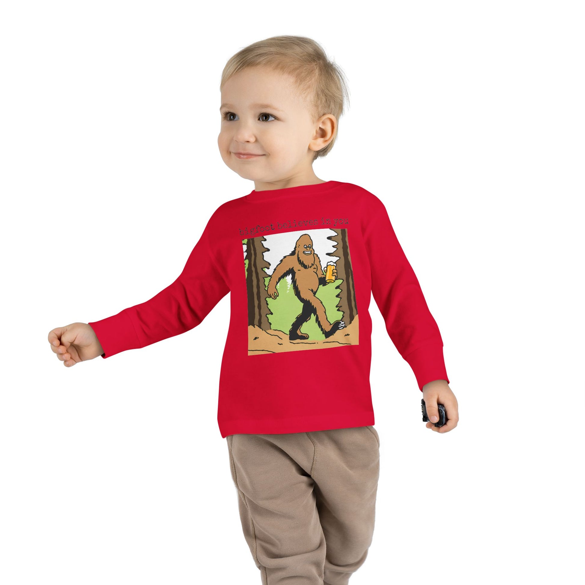 Toddler Tee - Bigfoot Believes in You - Graleske