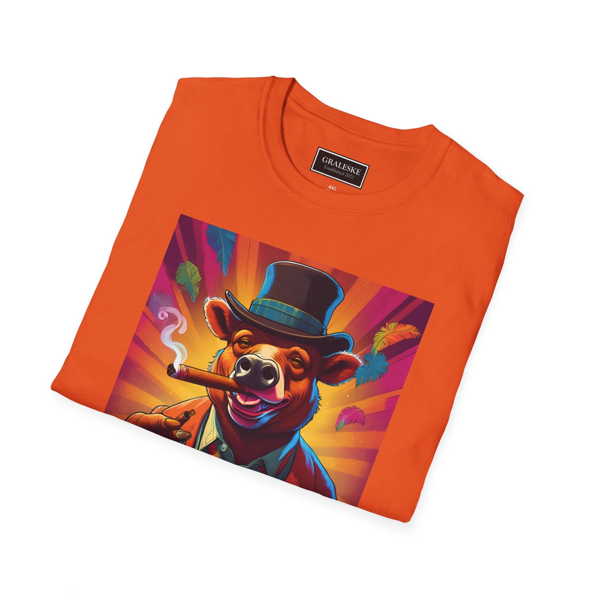 Bear Softstyle T-Shirt - Vintage Psychedelic Design - Graleske