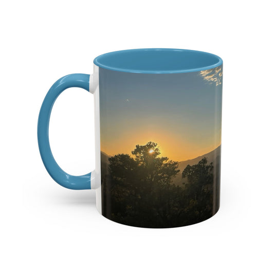 Mug - Beautiful Sunset in Tree of Mount Zion Coffee Mug (11, 15oz) - Graleske