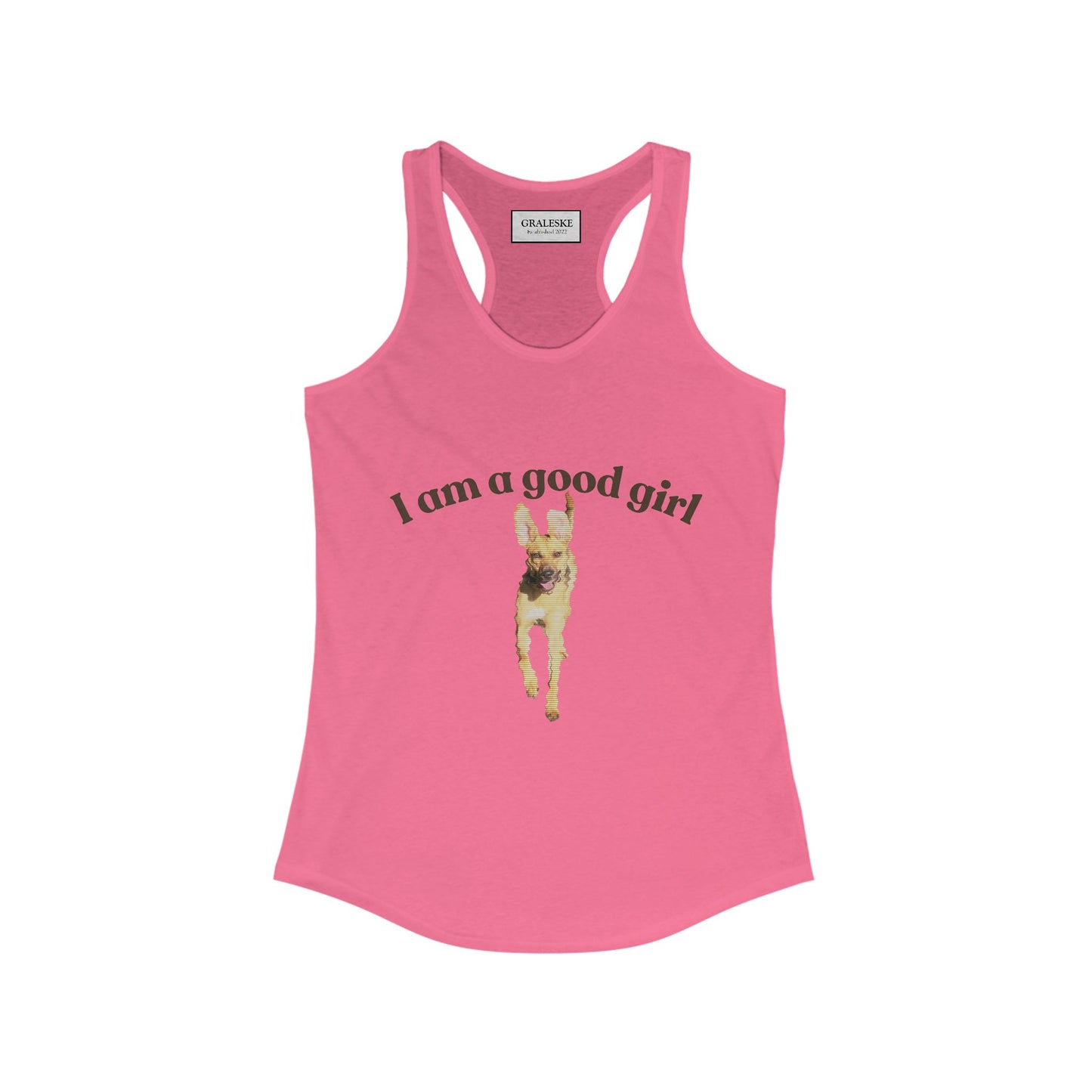 I am a good girl VelmaTee - Women's Ideal Racerback Tank - Graleske