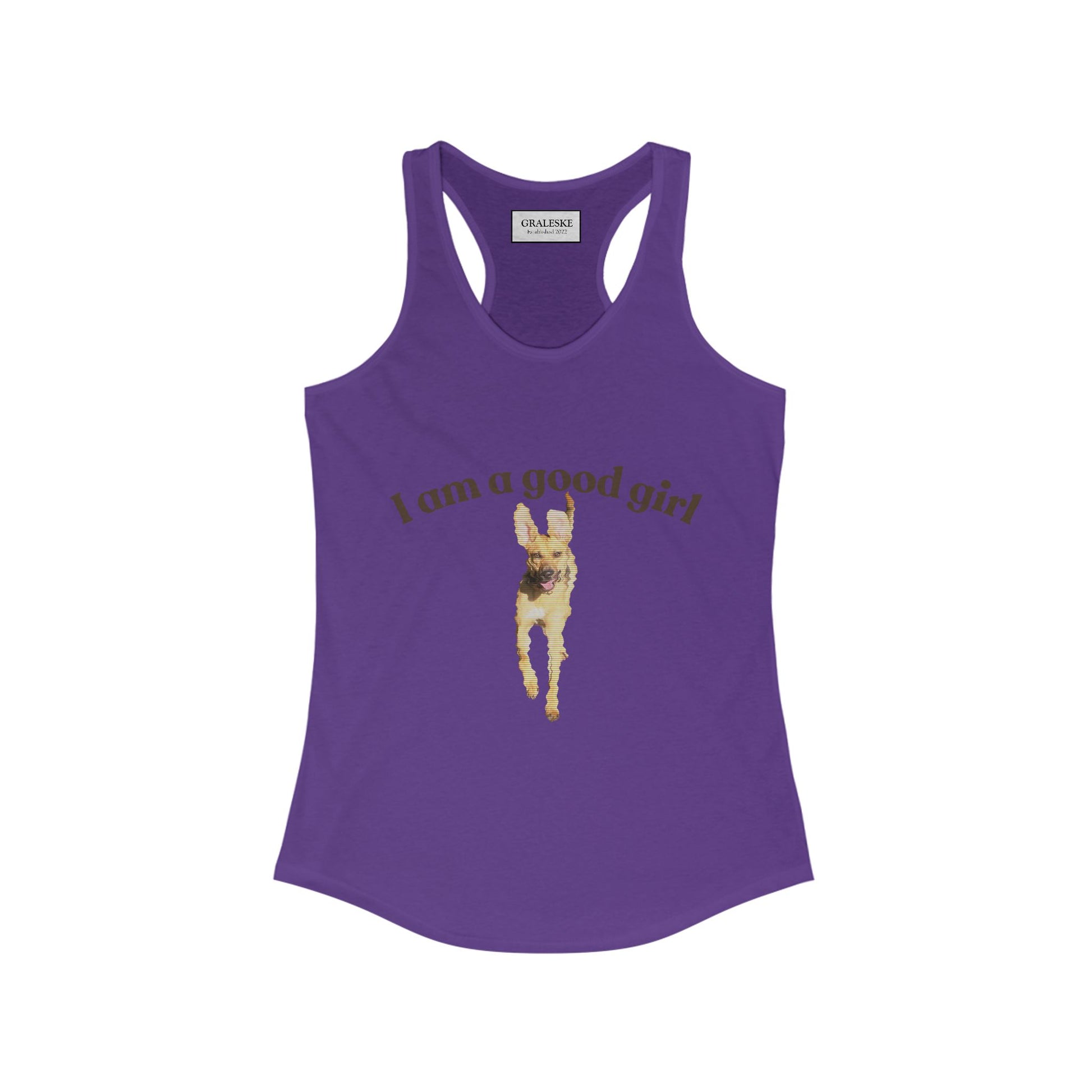 I am a good girl VelmaTee - Women's Ideal Racerback Tank - Graleske