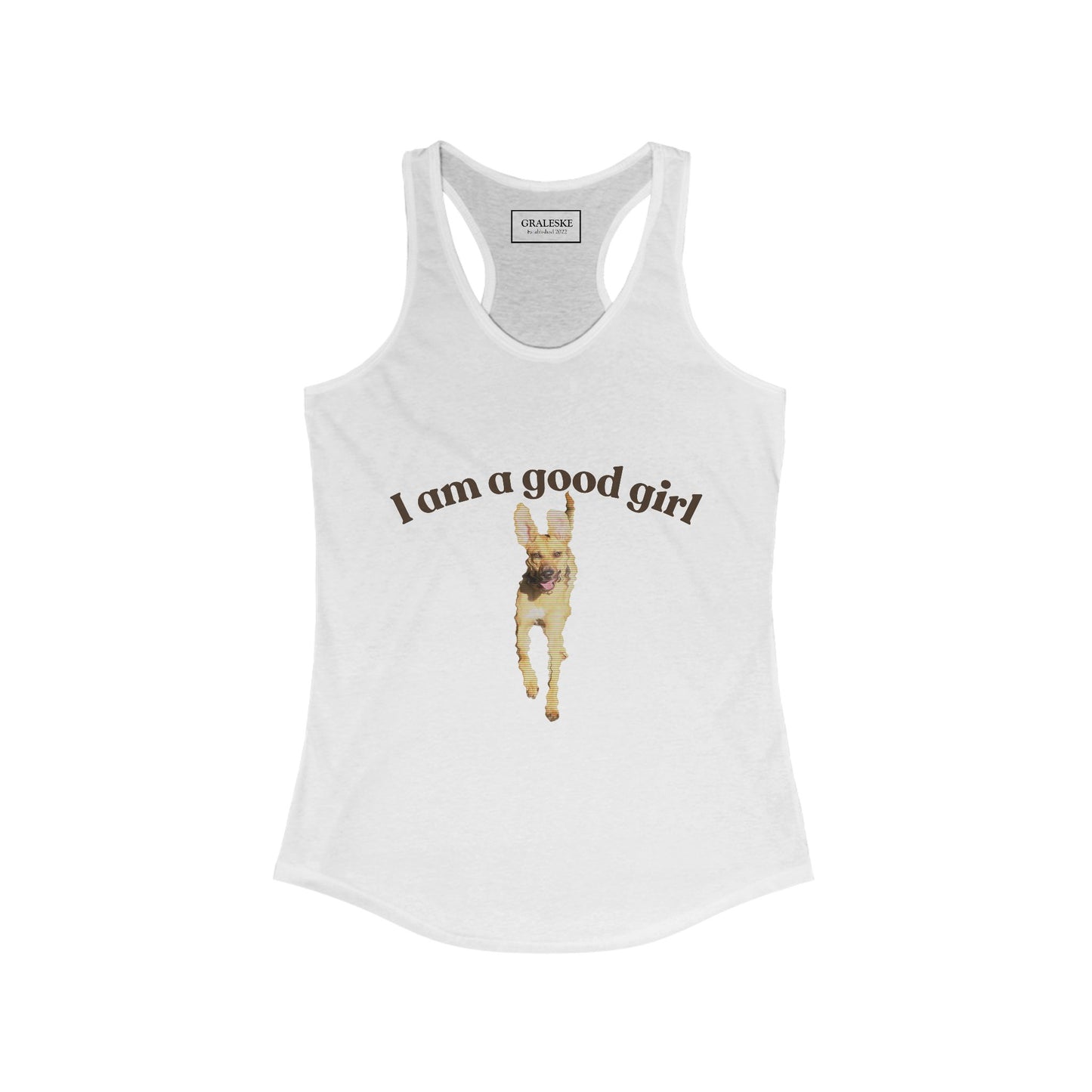 I am a good girl VelmaTee - Women's Ideal Racerback Tank - Graleske