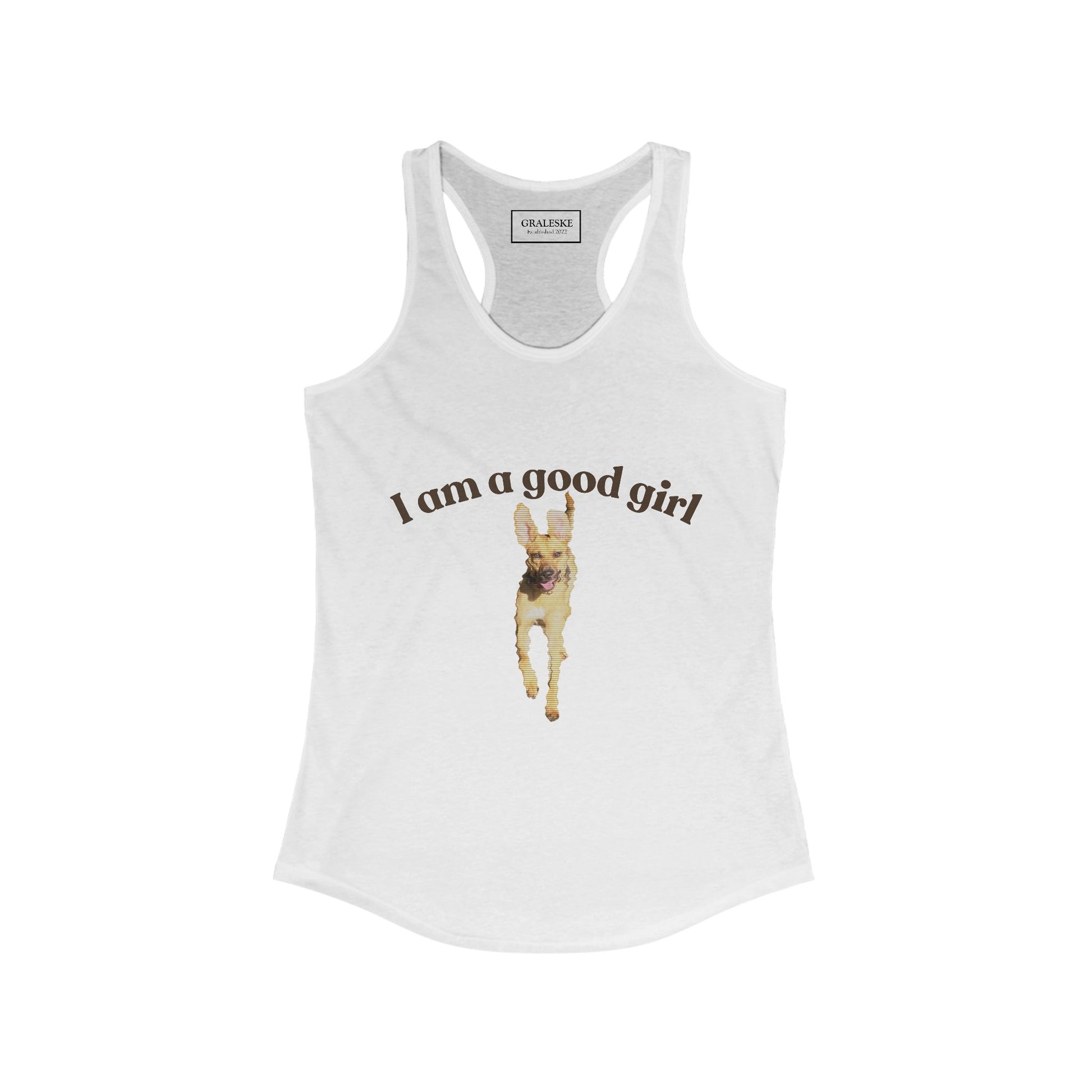 I am a good girl VelmaTee - Women's Ideal Racerback Tank - Graleske