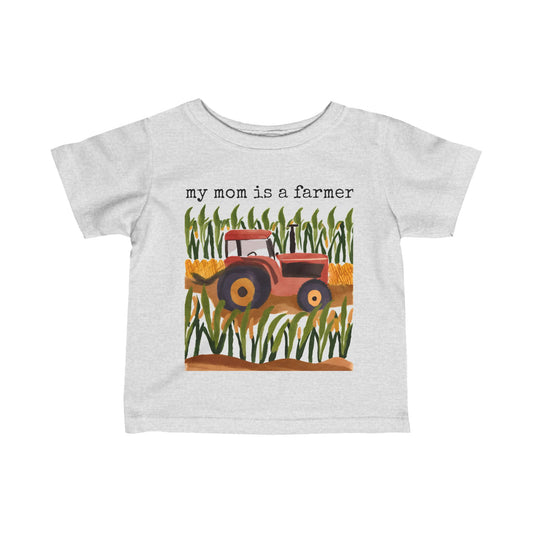 Toddler Farmer T-Shirt - my mom is a farmer - 2024 #1 - Graleske