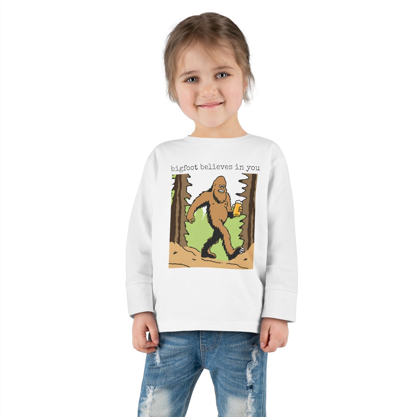 Toddler Tee - Bigfoot Believes in You - Graleske