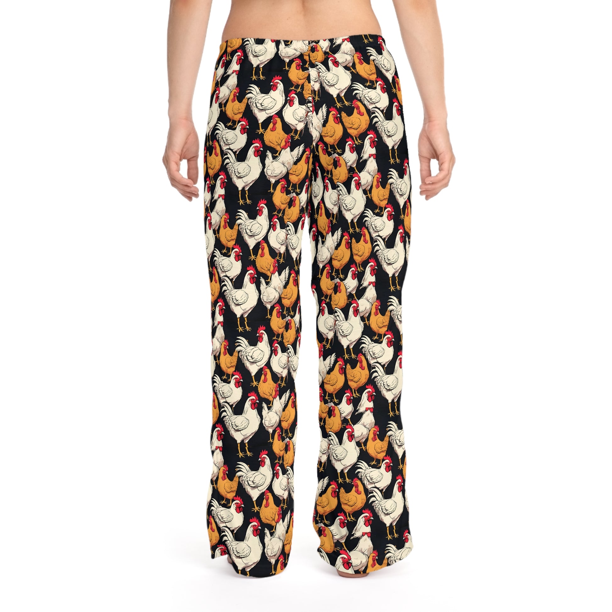 Chicken Print Pajama Pants for Women - Ideal for Chicken Lovers - Graleske