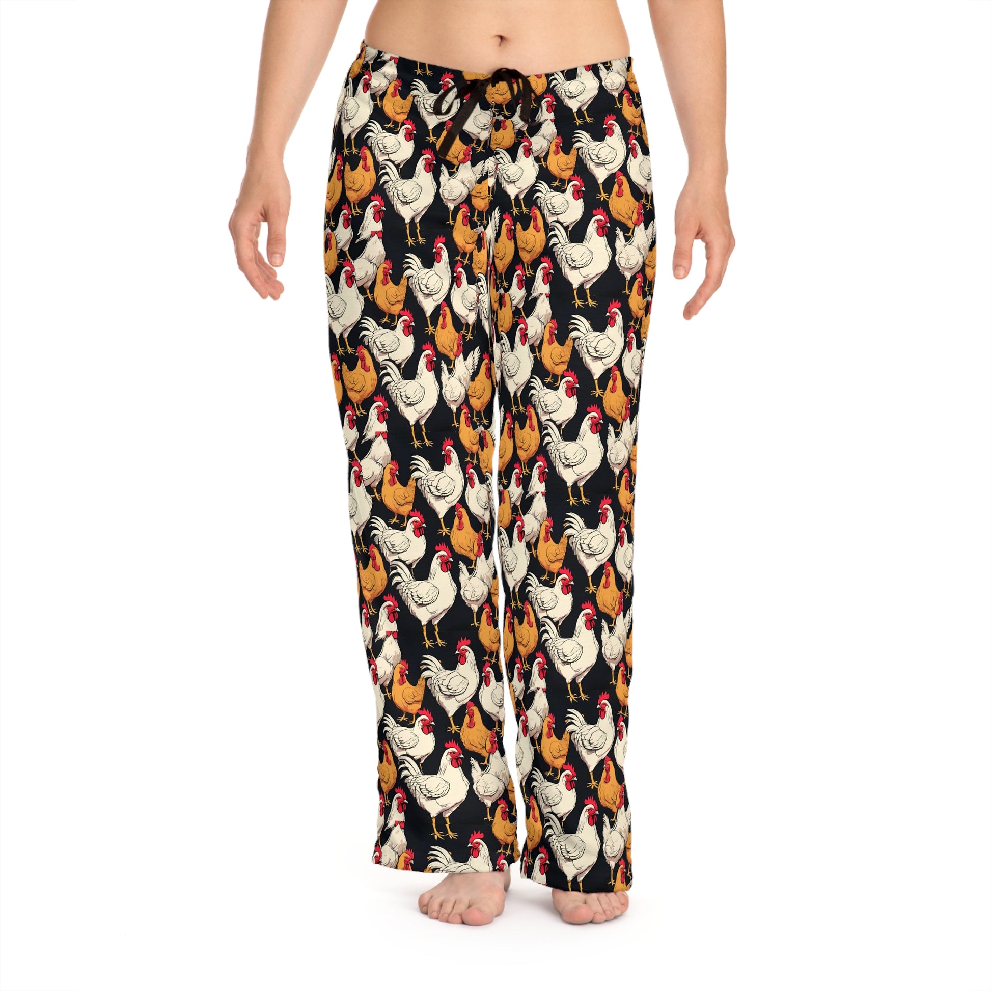 Chicken Print Pajama Pants for Women - Ideal for Chicken Lovers - Graleske