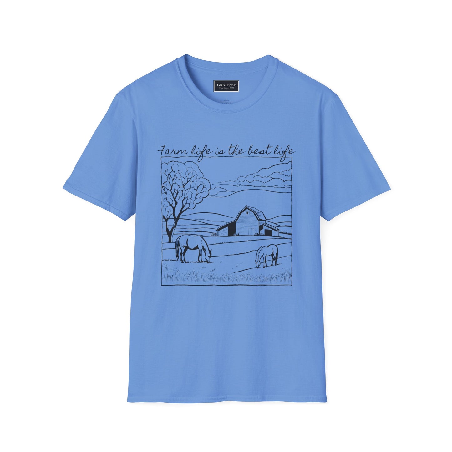 Farm Life Unisex T-Shirt - Fall 2024 - Horse - Graleske