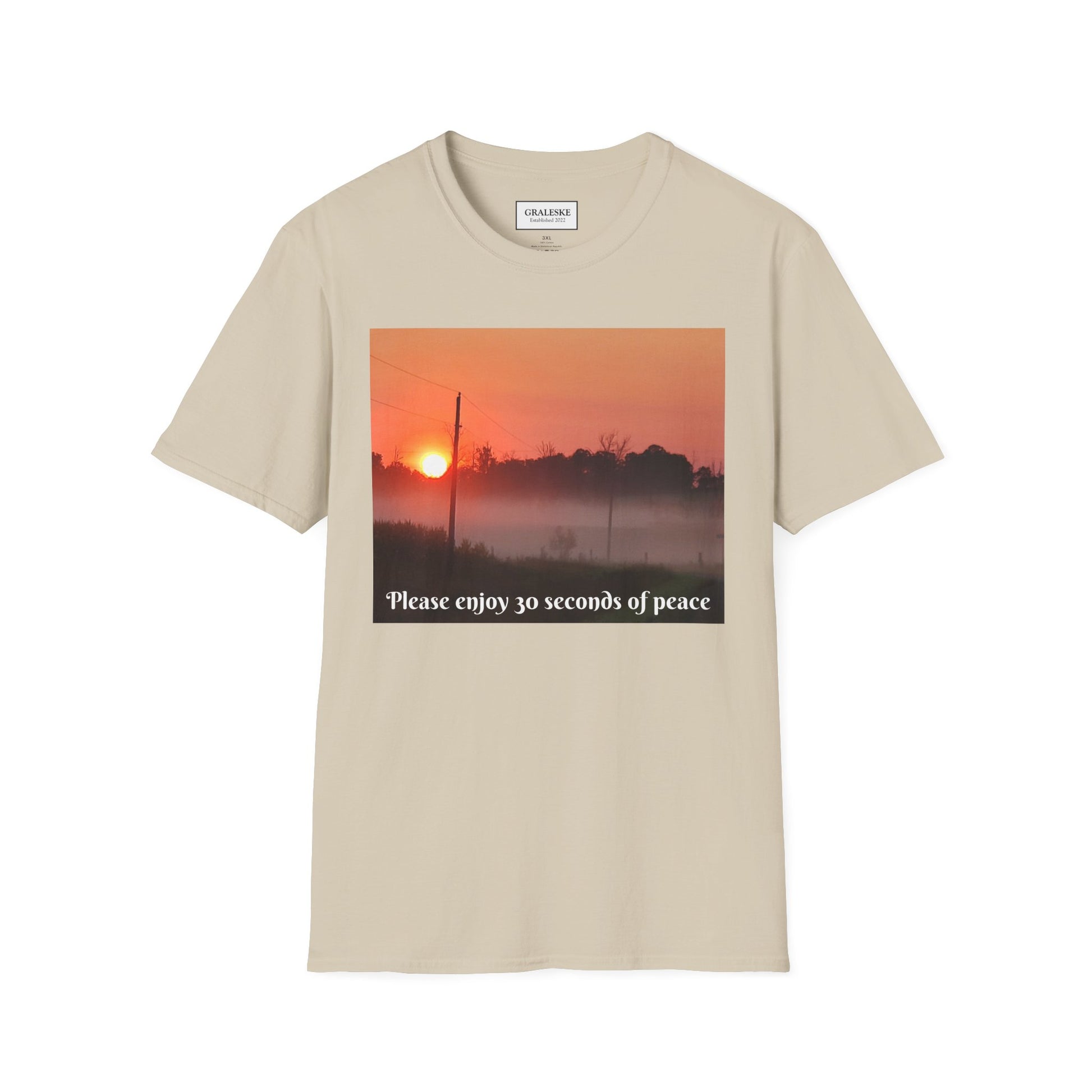 Photography Collection Unisex T-Shirt - 30 Seconds of Peace #3 - Graleske