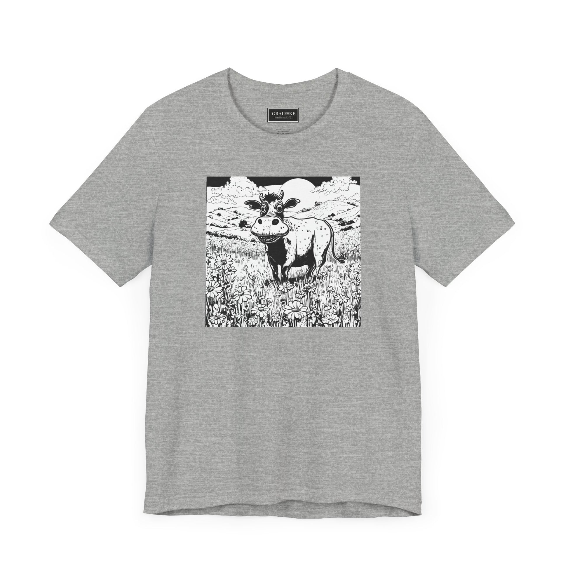 Trippy Cow Tee Shirt - Graleske