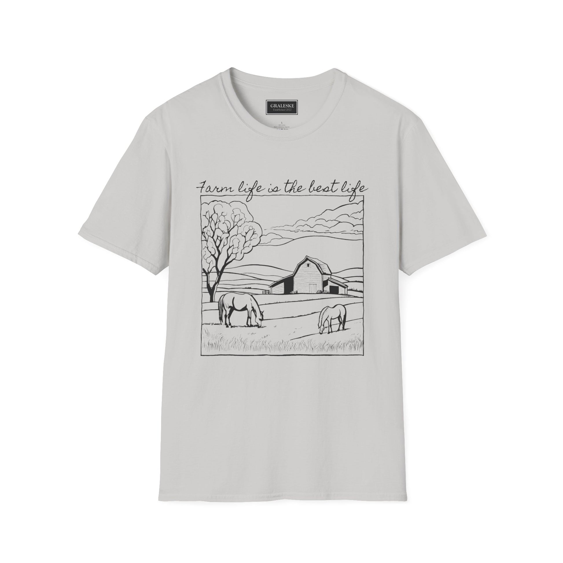 Farm Life Unisex T-Shirt - Fall 2024 - Horse - Graleske